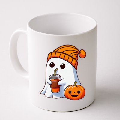 Halloween Costume Ghost Drinking Pumpkin Gift Coffee Mug