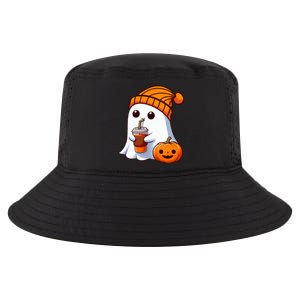 Halloween Costume Ghost Drinking Pumpkin Cool Comfort Performance Bucket Hat