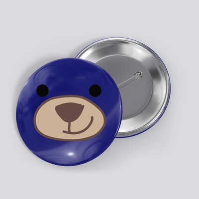 Halloween Cute Grizzly Bear Animal Costume Button