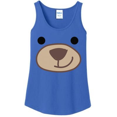 Halloween Cute Grizzly Bear Animal Costume Ladies Essential Tank