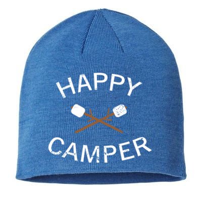 Happy Camper Gift Roasting Marshmallows Gift Sustainable Beanie