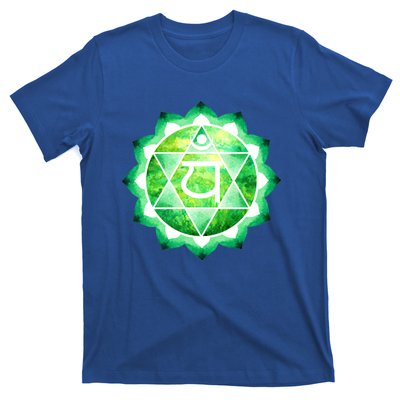 Heart Chakra Green Watercolor Lotus Dala Yoga Om Gift T-Shirt