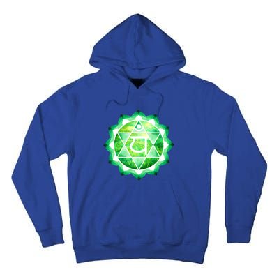 Heart Chakra Green Watercolor Lotus Dala Yoga Om Gift Tall Hoodie