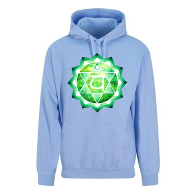 Heart Chakra Green Watercolor Lotus Dala Yoga Om Gift Unisex Surf Hoodie