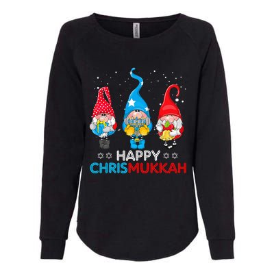 Happy Chrismukkah Gnomes Christmas Hanukkah Jewish Holiday  Womens California Wash Sweatshirt