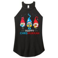 Happy Chrismukkah Gnomes Christmas Hanukkah Jewish Holiday  Women's Perfect Tri Rocker Tank