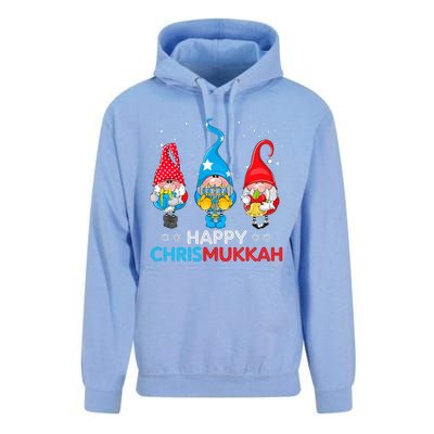 Happy Chrismukkah Gnomes Christmas Hanukkah Jewish Holiday  Unisex Surf Hoodie