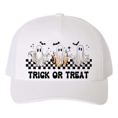 Halloween Cute Ghoul Ghost Trick Or Treat Spooky Matching Team Yupoong Adult 5-Panel Trucker Hat