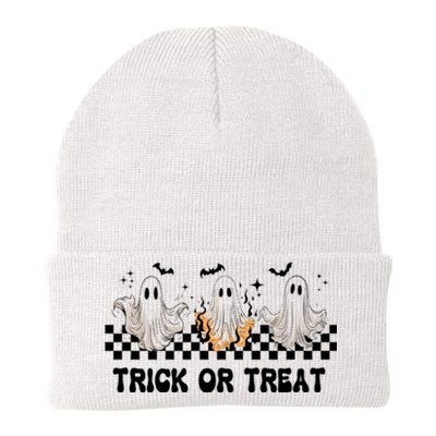 Halloween Cute Ghoul Ghost Trick Or Treat Spooky Matching Team Knit Cap Winter Beanie