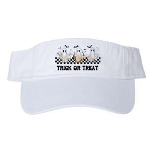 Halloween Cute Ghoul Ghost Trick Or Treat Spooky Matching Team Valucap Bio-Washed Visor