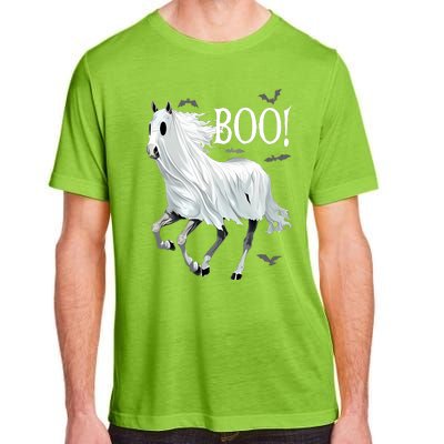 Horse Cosplay Ghost Boo Horse Ghost Halloween Adult ChromaSoft Performance T-Shirt