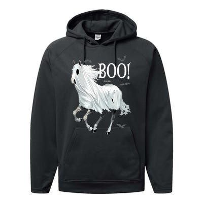 Horse Cosplay Ghost Boo Horse Ghost Halloween Performance Fleece Hoodie