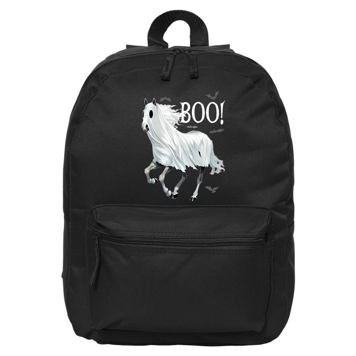 Horse Cosplay Ghost Boo Horse Ghost Halloween 16 in Basic Backpack