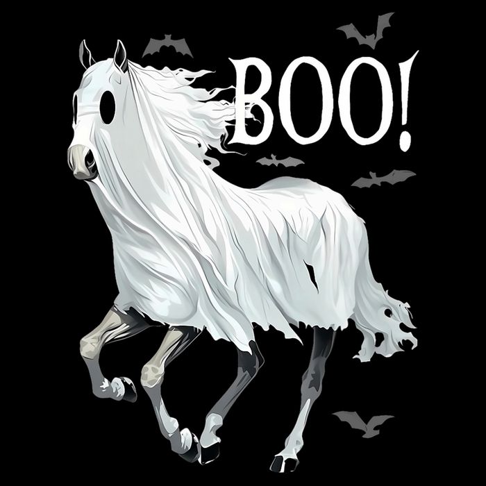 Horse Cosplay Ghost Boo Horse Ghost Halloween 16 in Basic Backpack