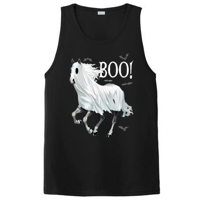 Horse Cosplay Ghost Boo Horse Ghost Halloween PosiCharge Competitor Tank