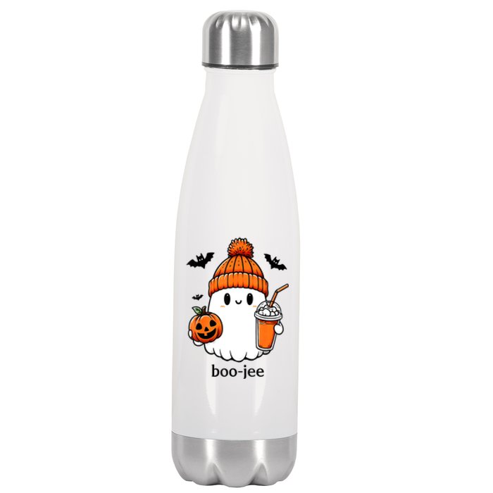 Halloween Cute Ghost Bougie Ghost Boojee Gift Stainless Steel Insulated Water Bottle