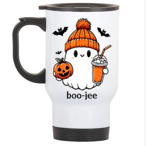 Halloween Cute Ghost Bougie Ghost Boojee Gift Stainless Steel Travel Mug