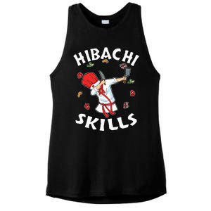 Hibachi Connoisseur Gifts Hibachi Chef Costume Hibachi Grill Ladies PosiCharge Tri-Blend Wicking Tank