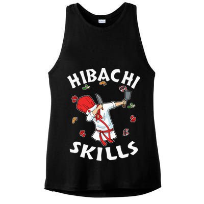 Hibachi Connoisseur Gifts Hibachi Chef Costume Hibachi Grill Ladies PosiCharge Tri-Blend Wicking Tank