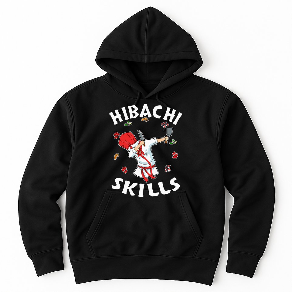 Hibachi Connoisseur Gifts Hibachi Chef Costume Hibachi Grill Hoodie