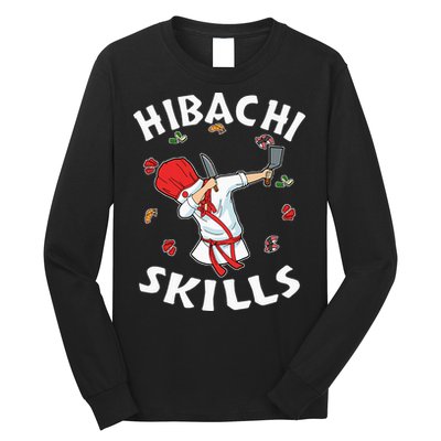 Hibachi Connoisseur Gifts Hibachi Chef Costume Hibachi Grill Long Sleeve Shirt