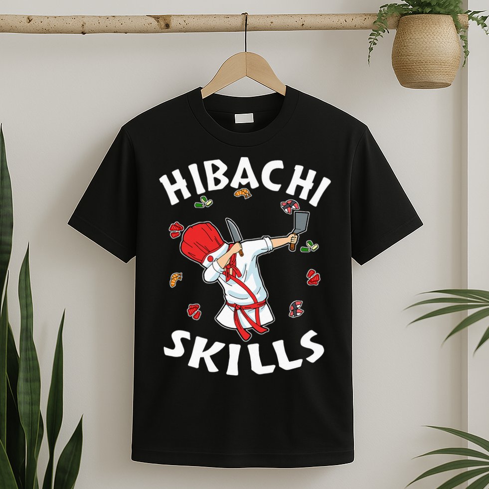 Hibachi Connoisseur Gifts Hibachi Chef Costume Hibachi Grill T-Shirt