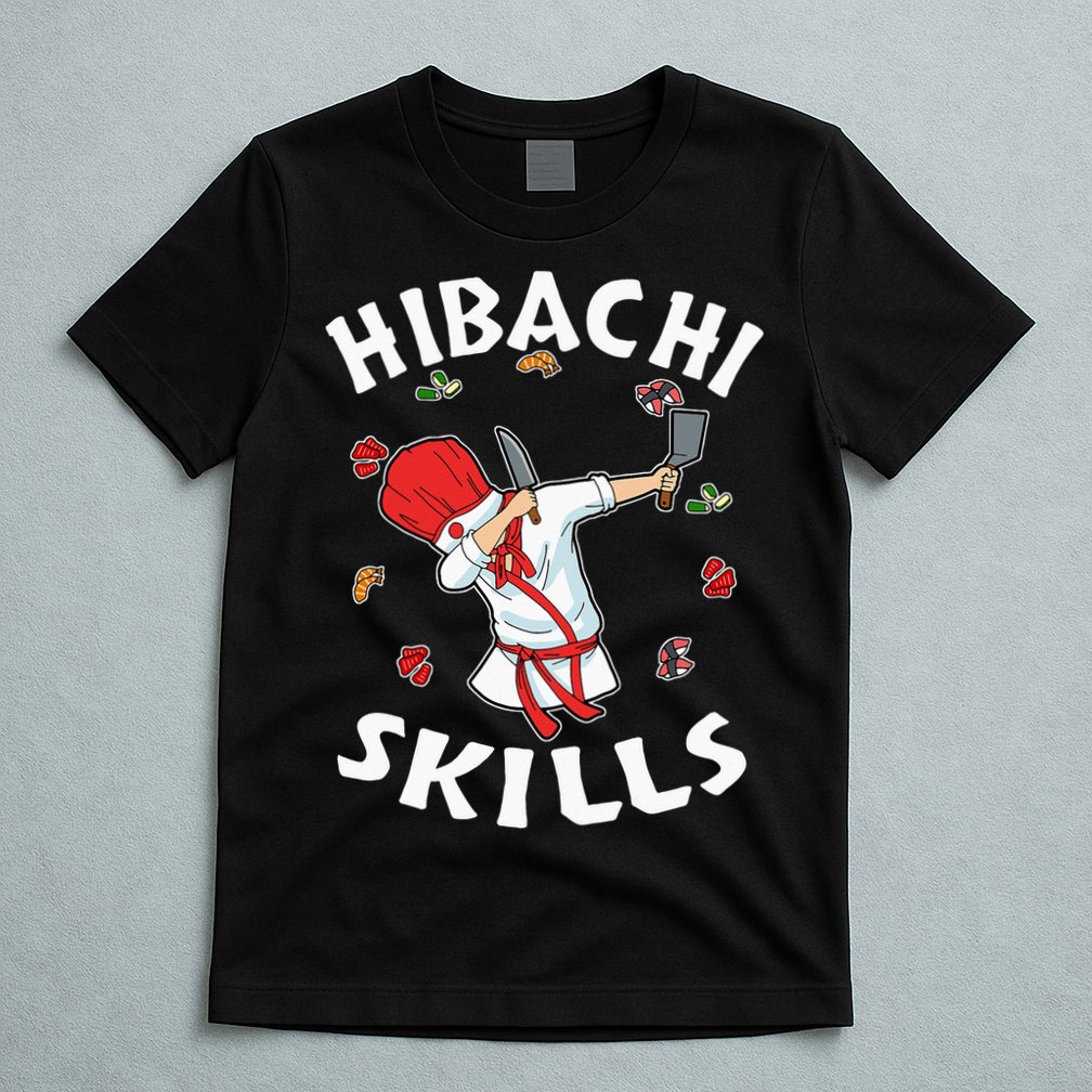Hibachi Connoisseur Gifts Hibachi Chef Costume Hibachi Grill T-Shirt