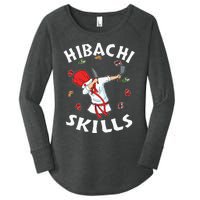 Hibachi Connoisseur Gifts Hibachi Chef Costume Hibachi Grill Women's Perfect Tri Tunic Long Sleeve Shirt