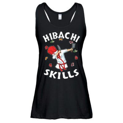 Hibachi Connoisseur Gifts Hibachi Chef Costume Hibachi Grill Ladies Essential Flowy Tank