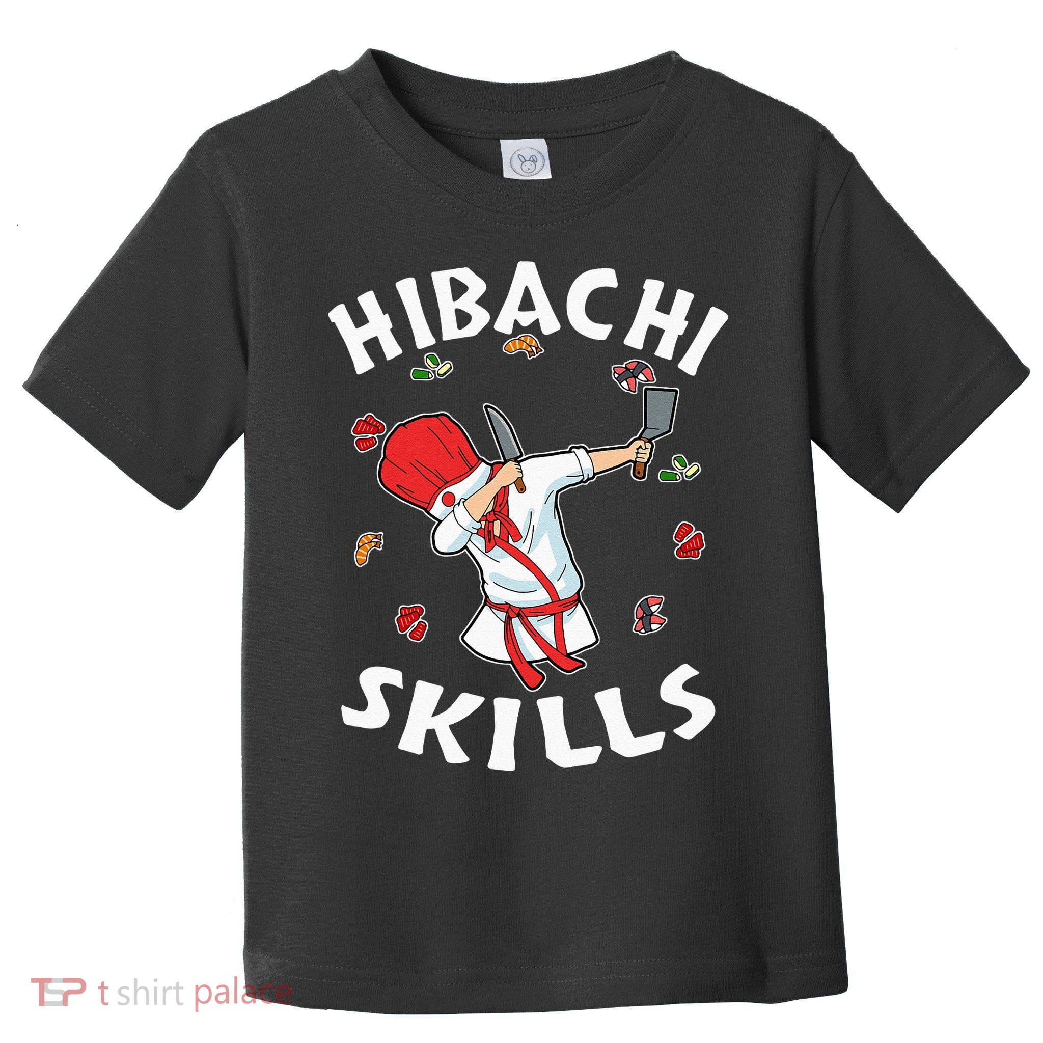 Hibachi Connoisseur Gifts Hibachi Chef Costume Hibachi Grill Toddler T-Shirt