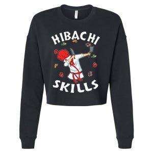 Hibachi Connoisseur Gifts Hibachi Chef Costume Hibachi Grill Cropped Pullover Crew