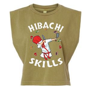 Hibachi Connoisseur Gifts Hibachi Chef Costume Hibachi Grill Garment-Dyed Women's Muscle Tee