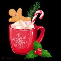 Hot Chocolate Gingerbread Christmas Impact Tech Backpack