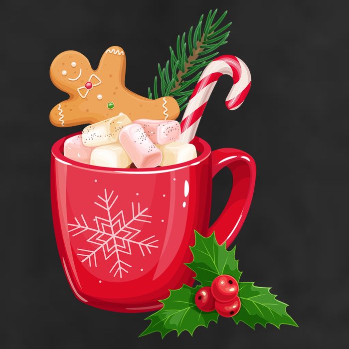 Hot Chocolate Gingerbread Christmas Adult Drive Performance Visor