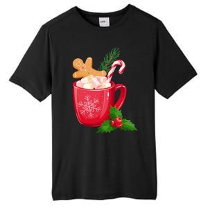 Hot Chocolate Gingerbread Christmas Tall Fusion ChromaSoft Performance T-Shirt