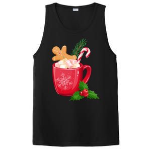 Hot Chocolate Gingerbread Christmas PosiCharge Competitor Tank