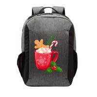 Hot Chocolate Gingerbread Christmas Vector Backpack