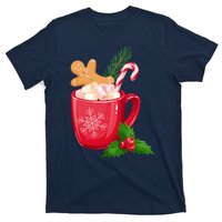 Hot Chocolate Gingerbread Christmas T-Shirt