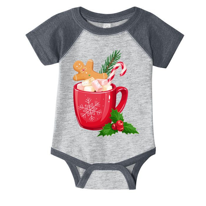 Hot Chocolate Gingerbread Christmas Infant Baby Jersey Bodysuit