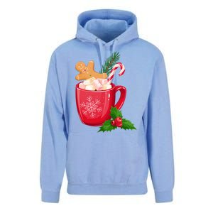 Hot Chocolate Gingerbread Christmas Unisex Surf Hoodie