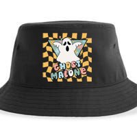 Halloween Cute Ghost Malone Parody Post Cool Hip Hop Joke Sustainable Bucket Hat