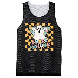 Halloween Cute Ghost Malone Parody Post Cool Hip Hop Joke Mesh Reversible Basketball Jersey Tank