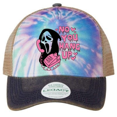 Horror Characters Ghost Face Graphic No You Hang Up Legacy Tie Dye Trucker Hat