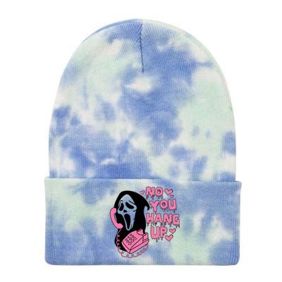 Horror Characters Ghost Face Graphic No You Hang Up Tie Dye 12in Knit Beanie