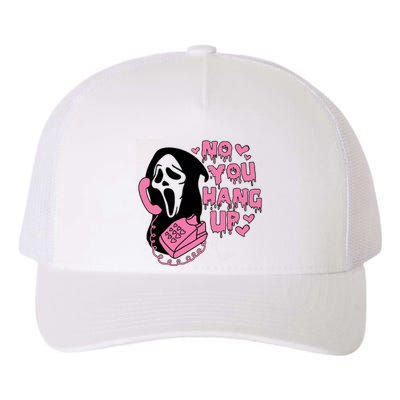 Horror Characters Ghost Face Graphic No You Hang Up Yupoong Adult 5-Panel Trucker Hat