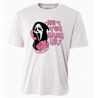 Horror Characters Ghost Face Graphic No You Hang Up Cooling Performance Crew T-Shirt