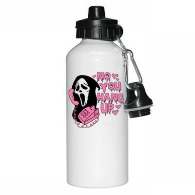 Horror Characters Ghost Face Graphic No You Hang Up Aluminum Water Bottle