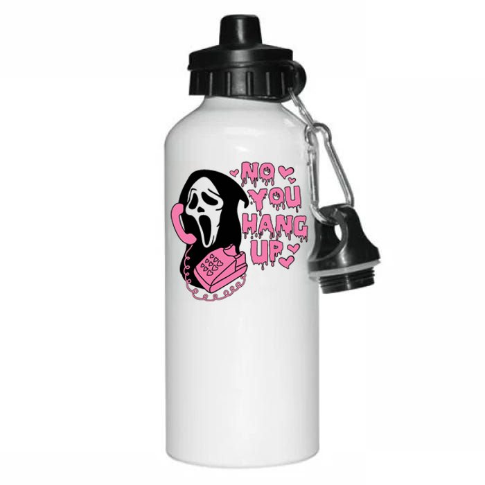 Horror Characters Ghost Face Graphic No You Hang Up Aluminum Water Bottle