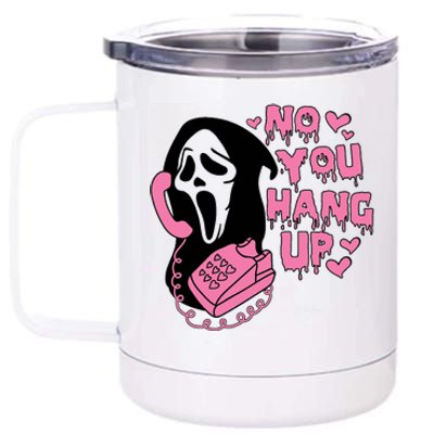 Horror Characters Ghost Face Graphic No You Hang Up 12 oz Stainless Steel Tumbler Cup