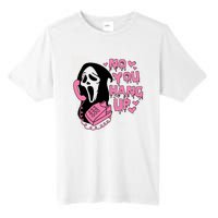 Horror Characters Ghost Face Graphic No You Hang Up Tall Fusion ChromaSoft Performance T-Shirt